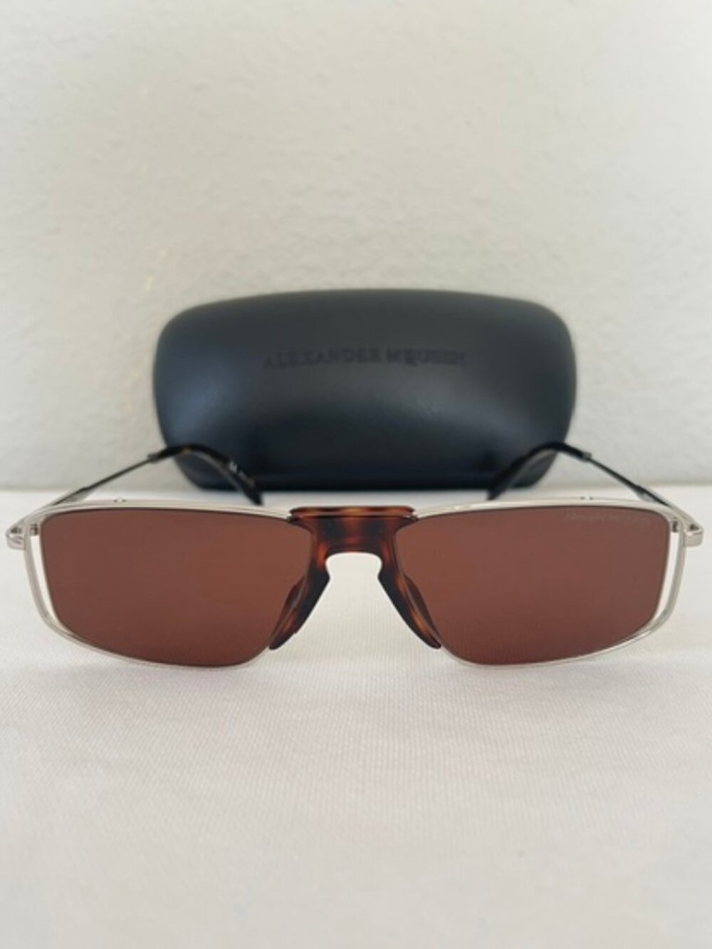 Alexander McQueen AM0198S 003 Sunglasses Man
